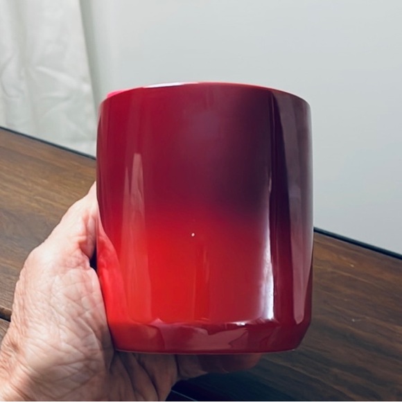 ❌GIFT❌ Starbucks Red Ombre Ceramic Stainless Insulted Short Cup Tumbler 12oz New - Picture 8 of 10